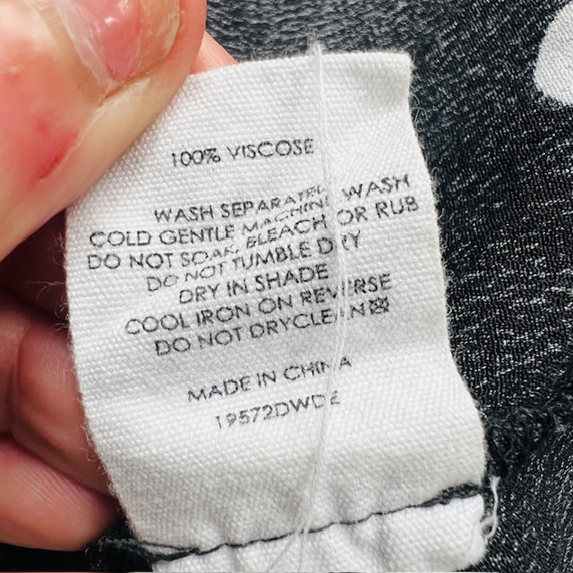 DECJUBA / full length dress with long sleeves and spots / s (3868874571852826169)