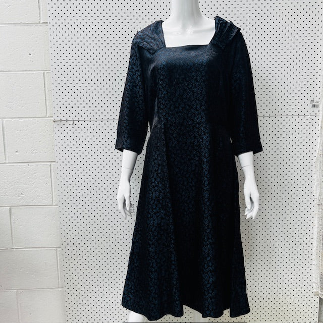 1950s nz vintage / CRESMAR / E ALLAN BROOKS / dress / m (3868874589157260484)