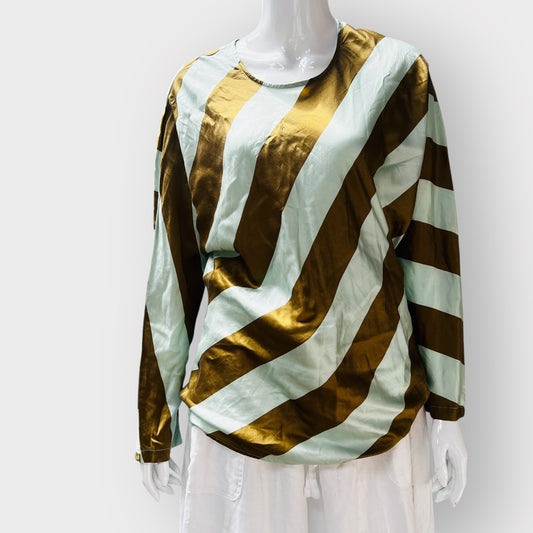 GREGORY / SUNDBY silk top / made in nz / 10 (3868875029858045640)