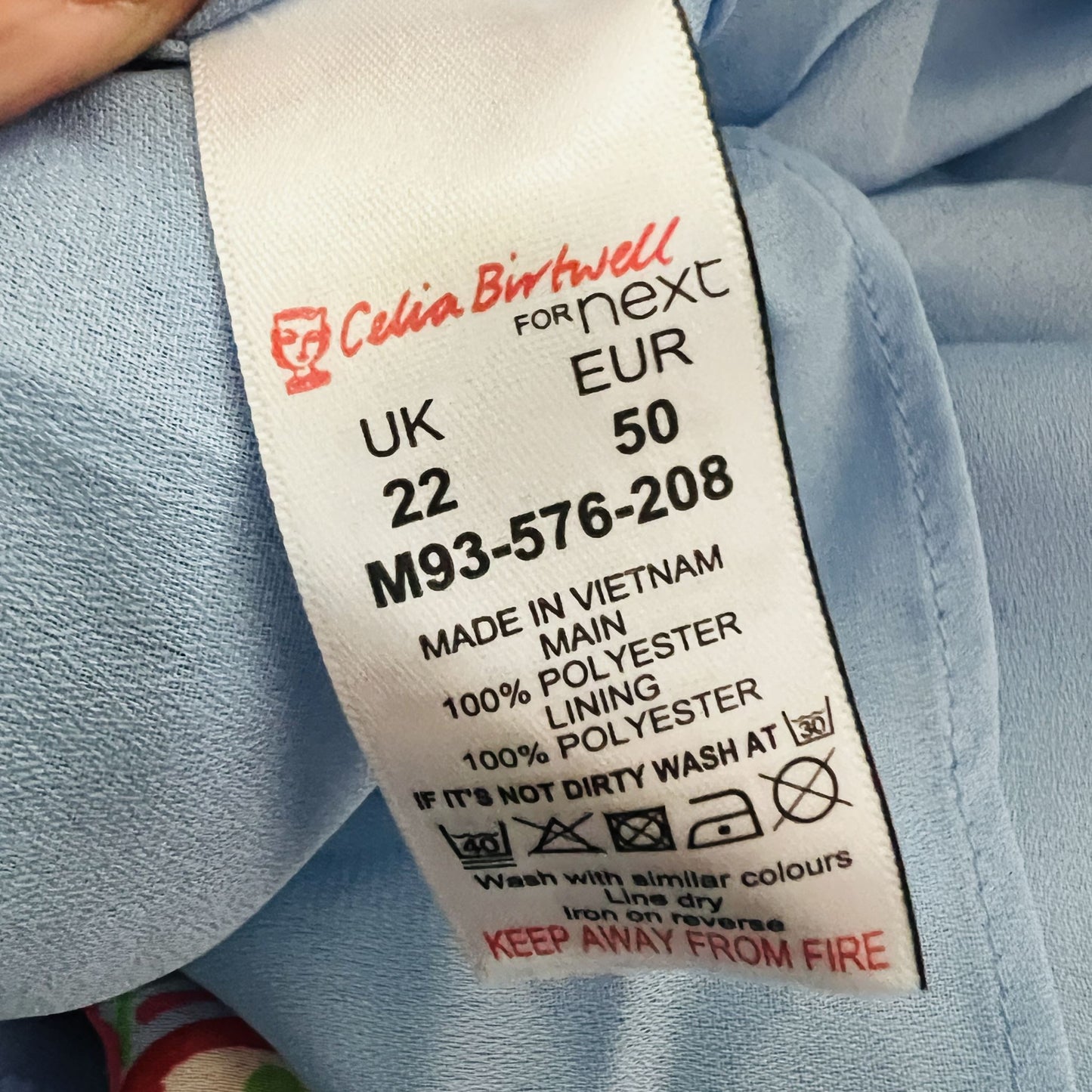 NEXT / tiered blue dress / 22 (3871117115228561845)