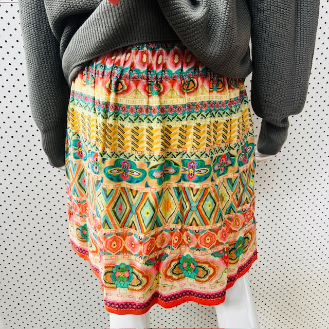 TANVI KEDIA / anthropologie / oroya echo skirt / L (3871119452168570943)