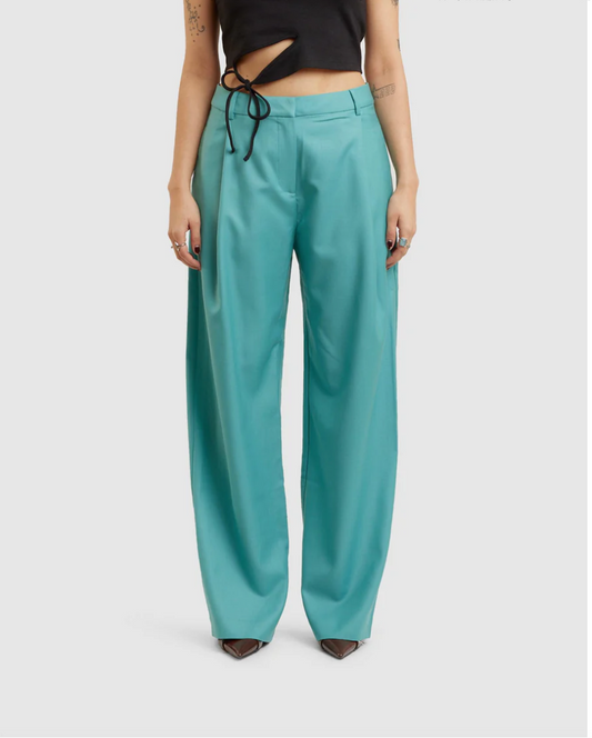 WYNN HAMLYN / lana pants in pure wool / size 12 / new (3871900437066582056)