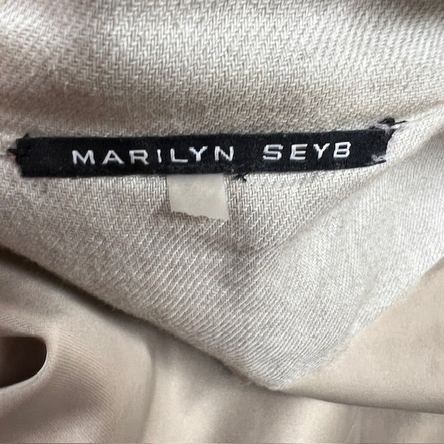 00s nz vintage / MARILYN SEYB / linen jacket / s (3872314184616748835)