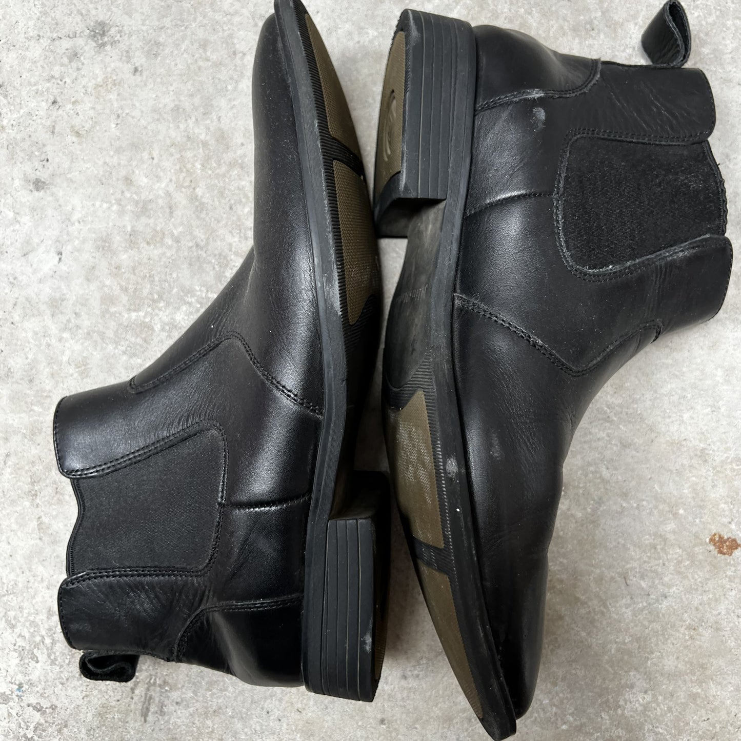 JULIUS MARLOW / 'major' black leather chelese boots / 6 (40) (3872413951826357862)