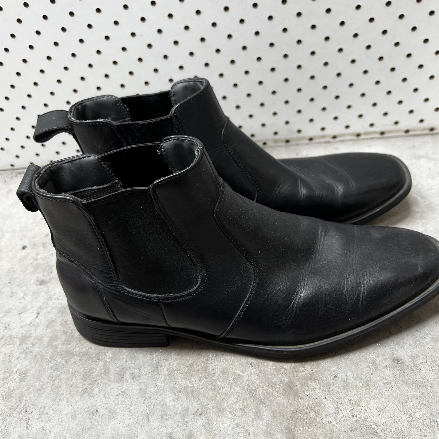 JULIUS MARLOW / 'major' black leather chelese boots / 6 (40) (3872413972720444104)