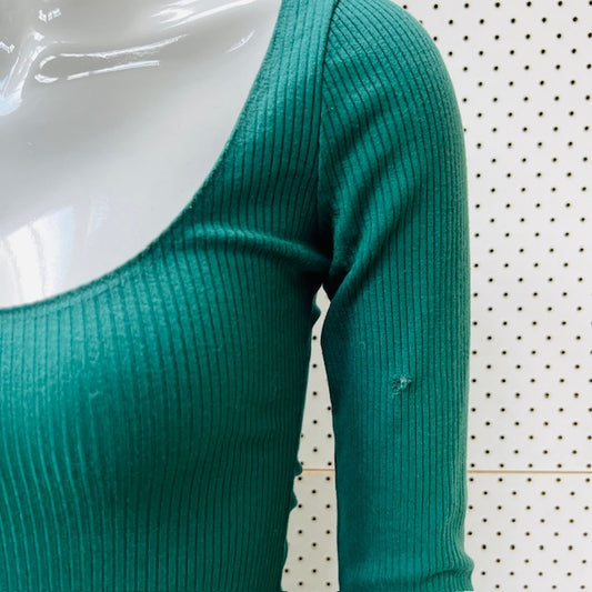 REFORMATION / lucio green body con dress / made in usa / s (3872502288459238030)