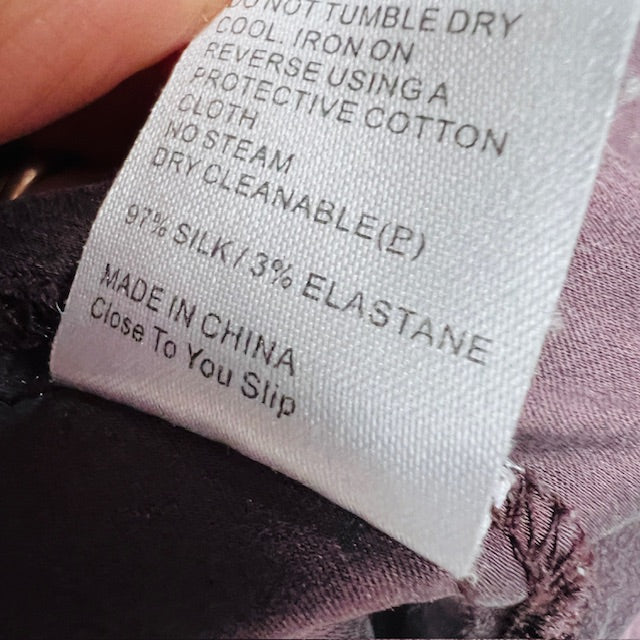 ALANNAH HILL / silk slip dress / 8 (3873353979564405509)