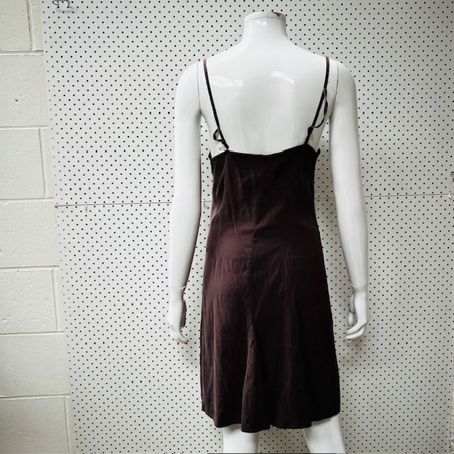 ALANNAH HILL / silk slip dress / 8 (3873353984963265578)