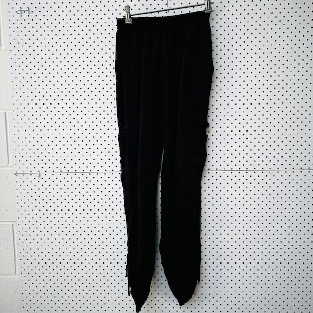 RUBY / black cargo pants / s (3873529528149302788)