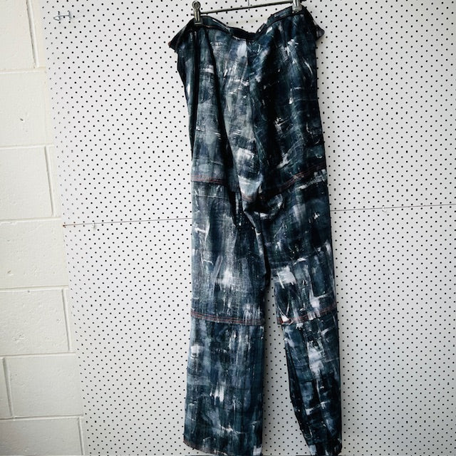 handmade / wide legged pants / s/m (3873529530363308022)