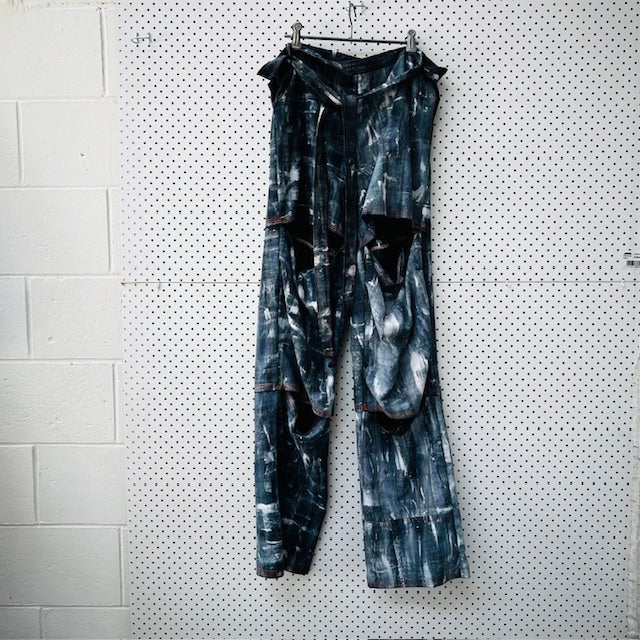 handmade / wide legged pants / s/m (3873529542198497838)