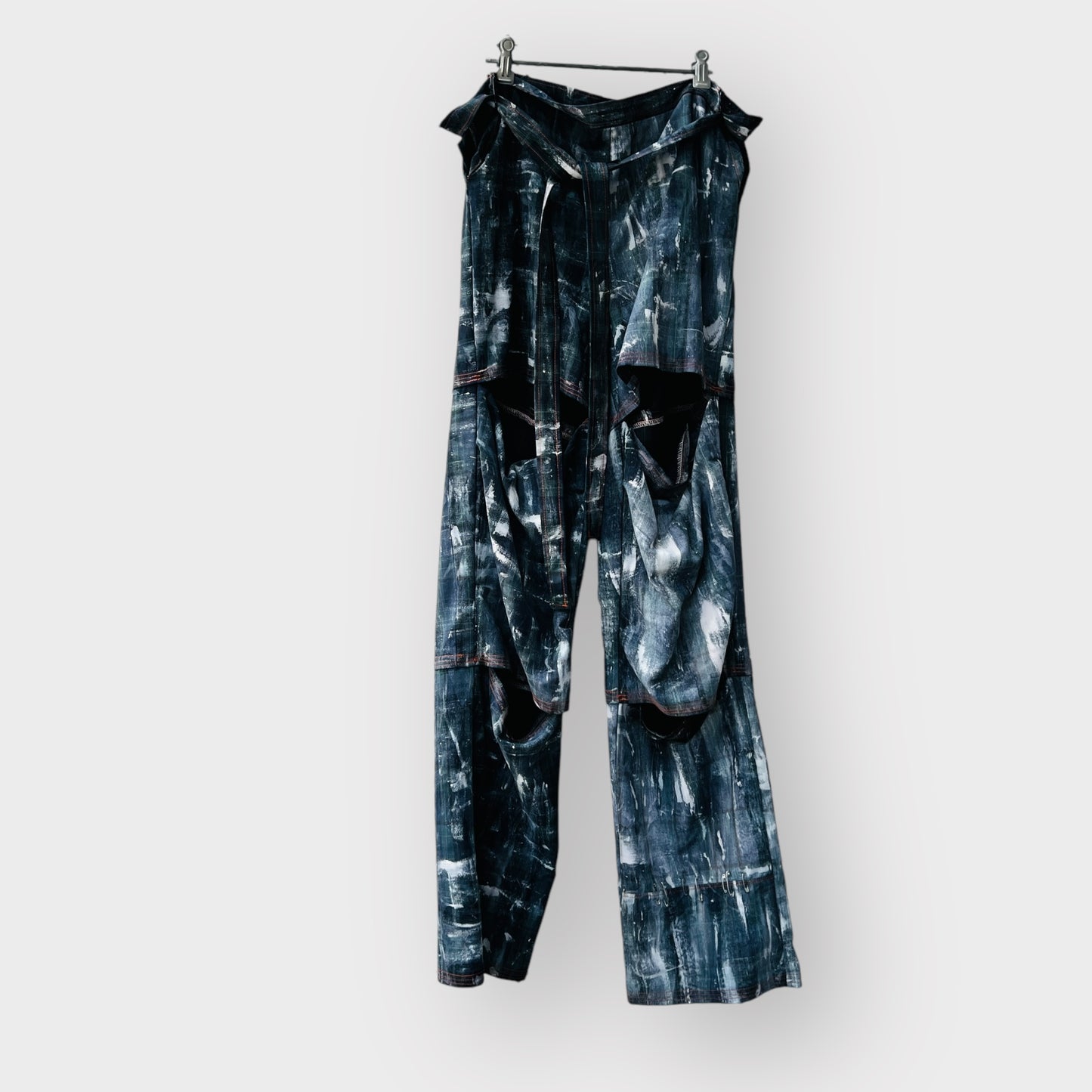 handmade / wide legged pants / s/m (3873529777879228658)