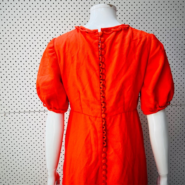 1970s nz vintage / orange bridesmaid dress / s Vintage & retro