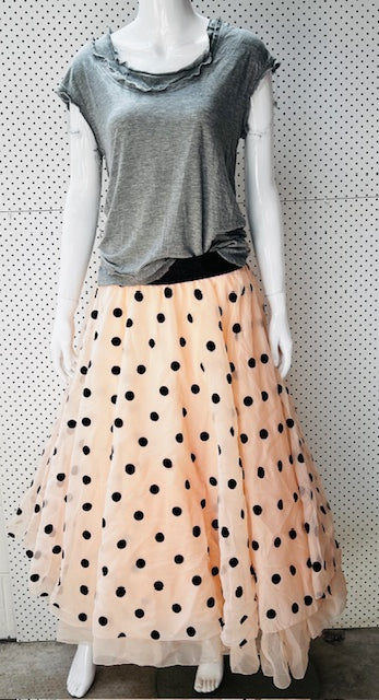 TRELISE COOPER / 'lets rock n roll' tulle skirt / m (3873623685246095289)