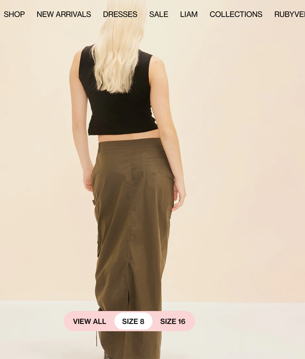 RUBY / donovan tie utility skirt / 8 (3874219523976260085)