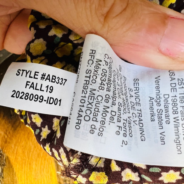 MADEWELL / Easy Midi Dress in Bitsy Floral / m (3874222716457443979)