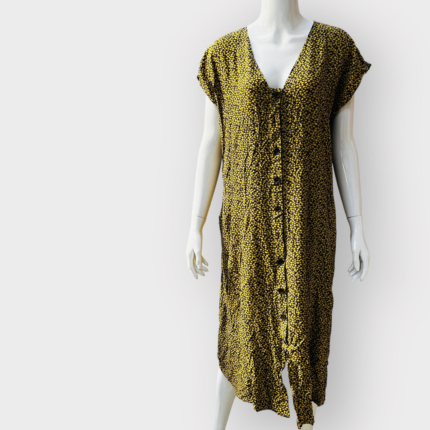 MADEWELL / Easy Midi Dress in Bitsy Floral / m (3874222967593830350)