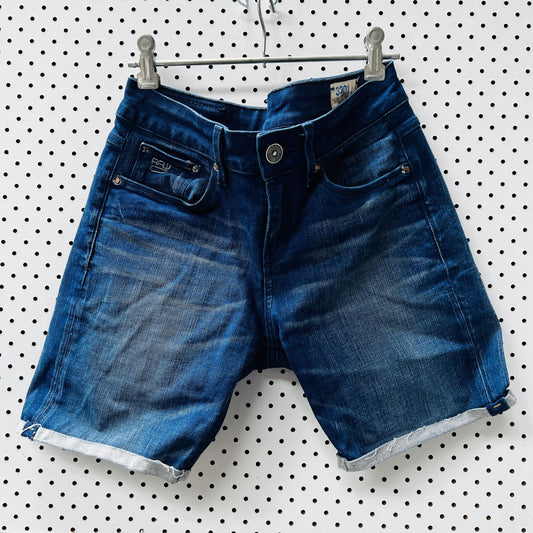G_STAR / 3301 contour skinny shorts / 27 (3874905635586052213)