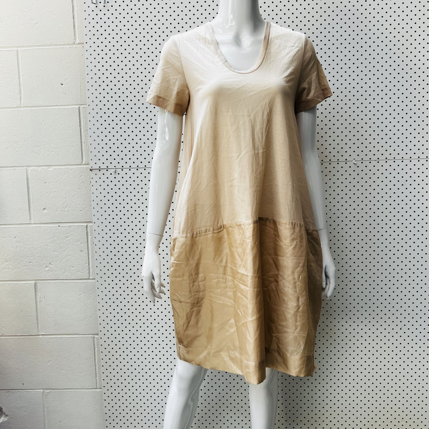 JNBY / architecture dress in silk / s / new with tags (3875425941515143347)