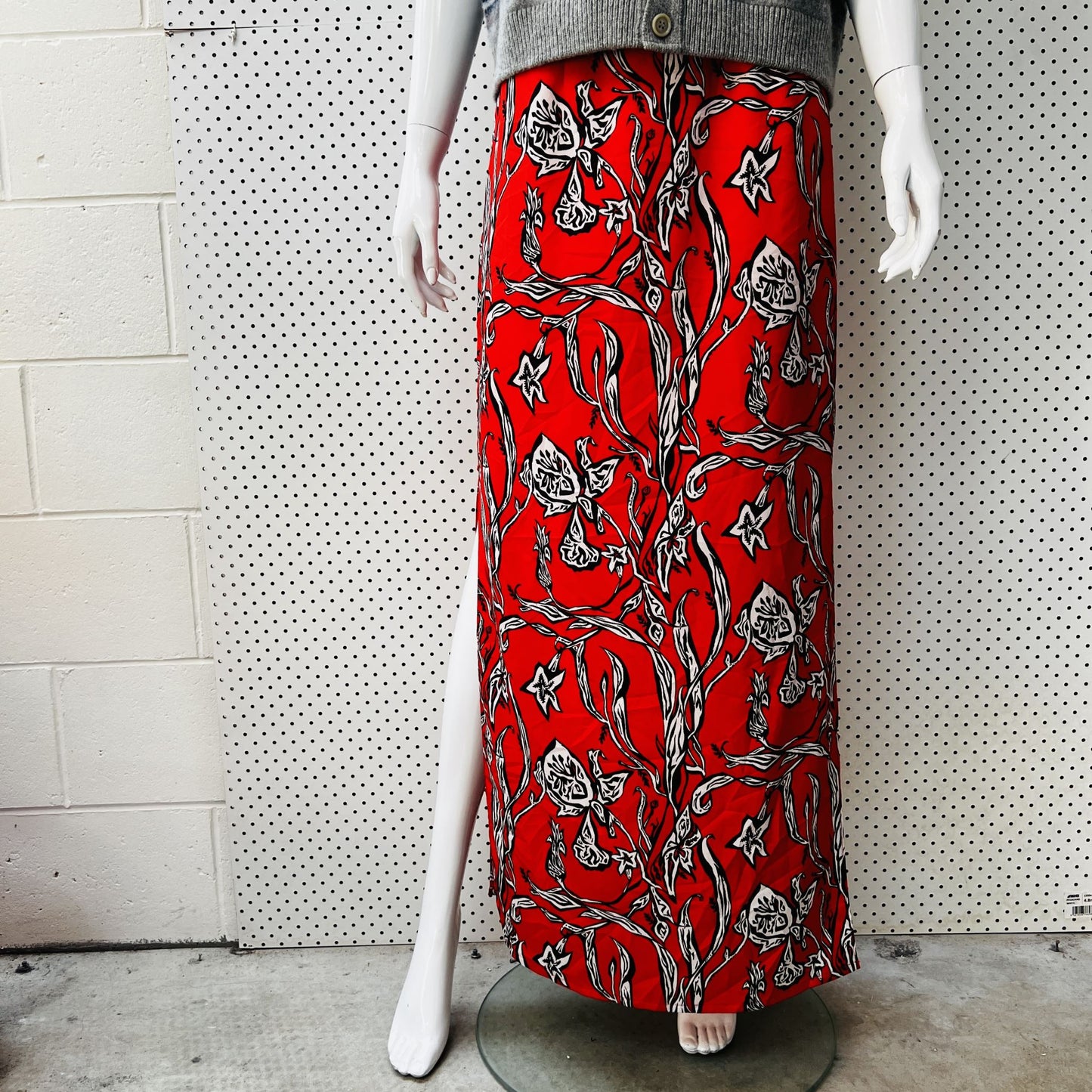 HONEY & BEAU / patterned maxi skirt / 10 Skirts