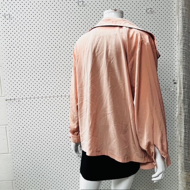 1980s nz vintage / DREAMGIRLS / jacket with oversized collar / m/l (3875508177520350679)
