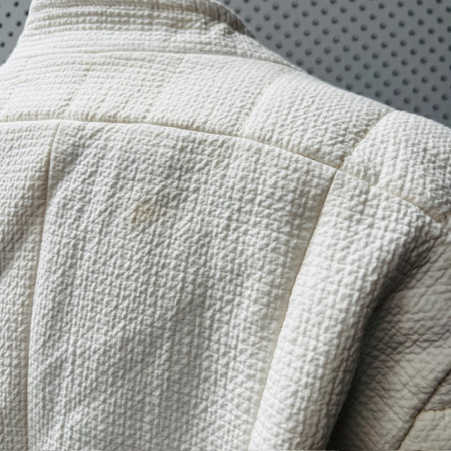 ZARA / white biker jacket / m (3875508193146578125)