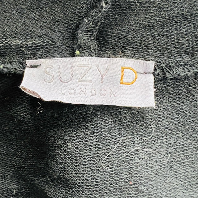 SUZY D LONDON / hooded sweatshirt / made in italy / m (3875508211307861506)