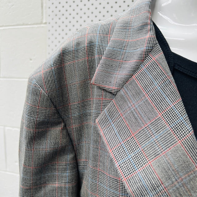 american vintage / simpson / plaid blazer / m/l (3875508258206209474)