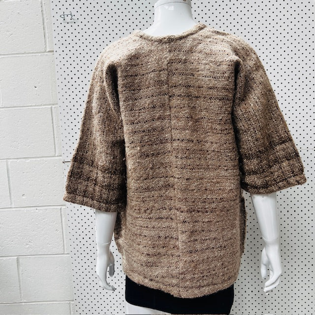 1960s nz vintage / hâd woven / wool jacket / s/m (3875508317333960007)