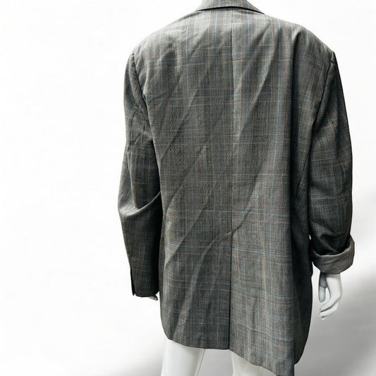 american vintage / simpson / plaid blazer / m/l (3875508629683932149)