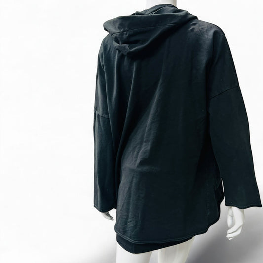 SUZY D LONDON / hooded sweatshirt / made in italy / m (3875508643023952657)