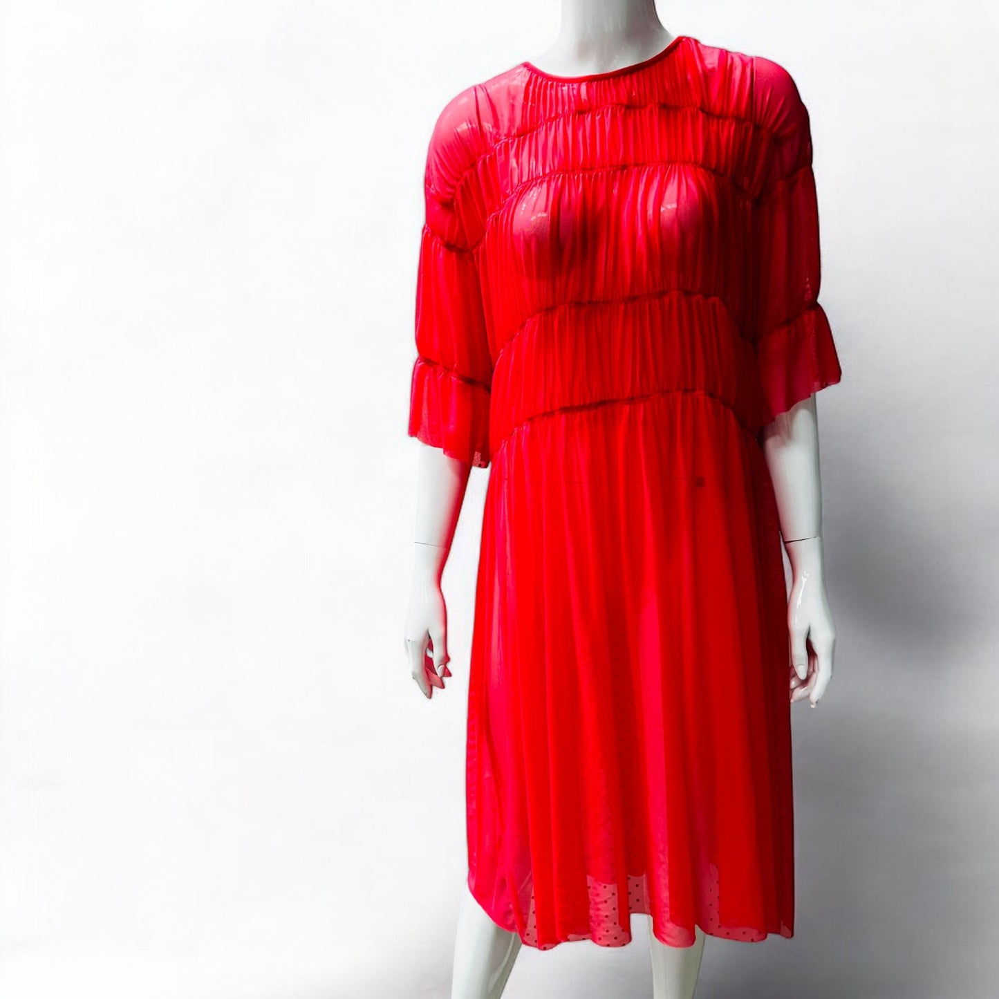 ET ALIA / sheer tulle dress / L / $190rrp / new with tags (3876115091917658049)