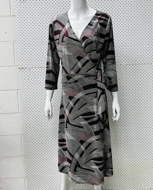00s nz vintage / GREGORY / wrap dress / 14 (3876116747512512378)