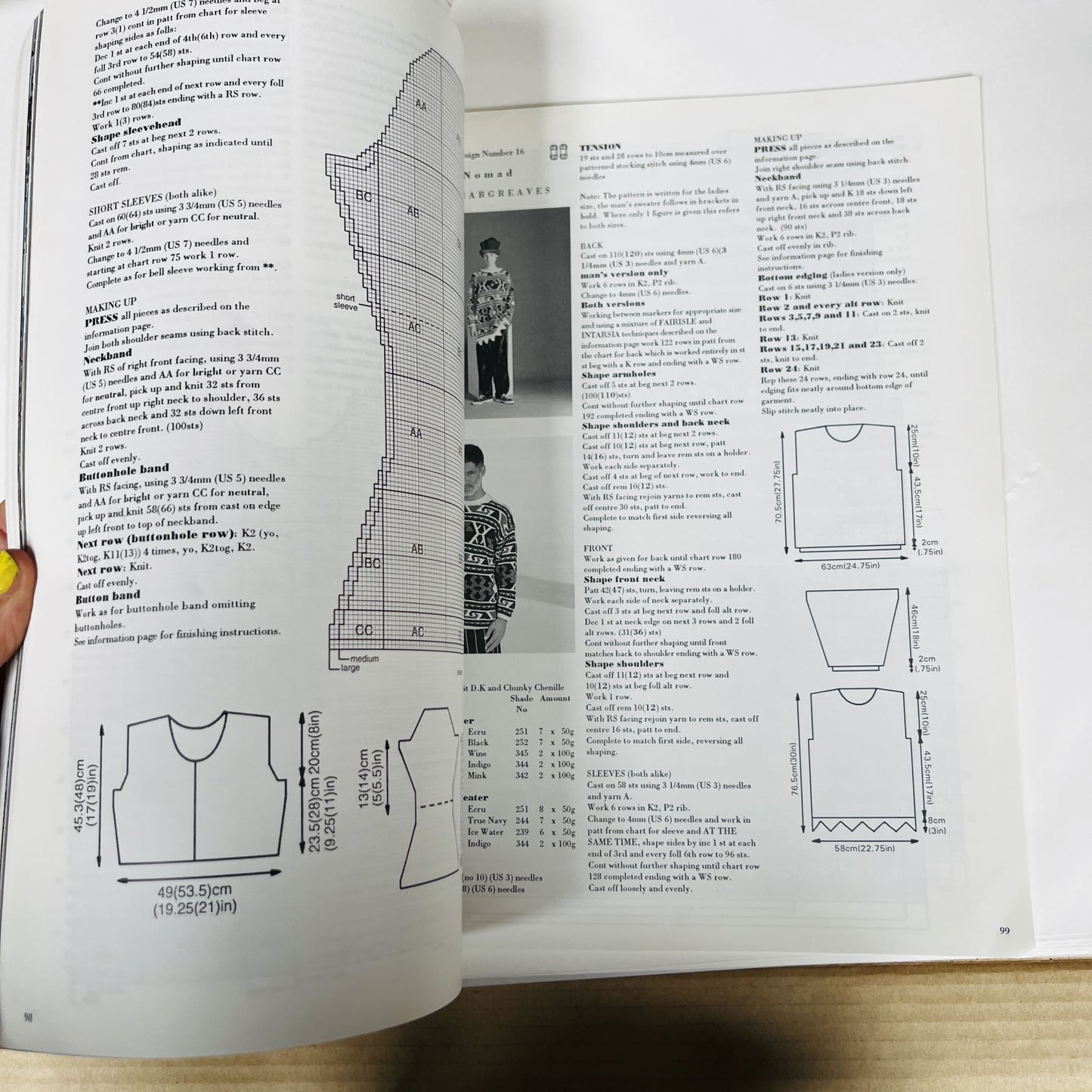genuine 1990s knitting patterns / ROWAN / #15 (3876127383016899238)