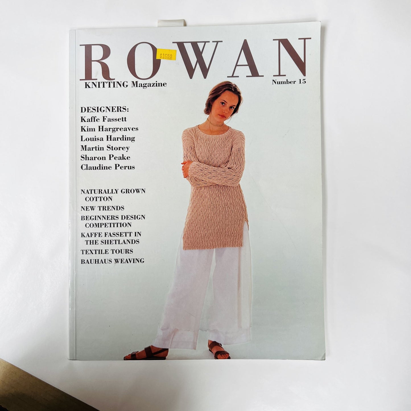 genuine 1990s knitting patterns / ROWAN / #15 (3876127401505305582)