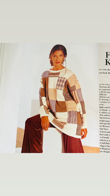 genuine 1990s knitting patterns / ROWAN / #15 (3876127852602231555)