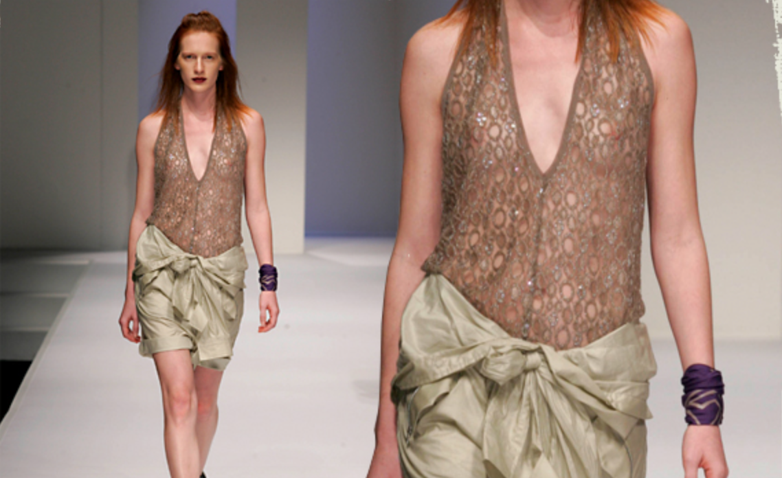 2000s vintage ZAMBESI / 'goddess' halter in sequin + silk / m Dresses