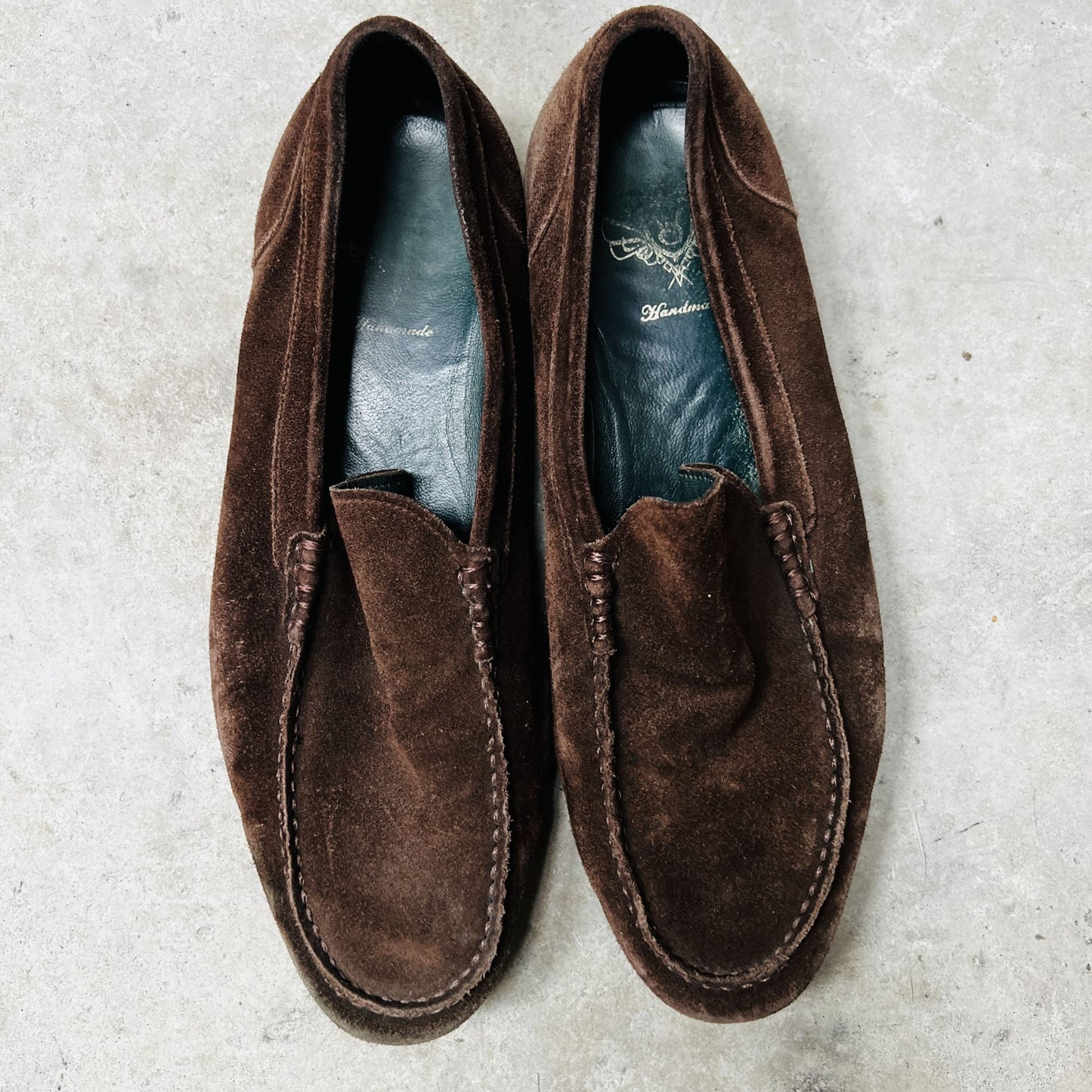 handmade / spainish / suede loafers / 41 (3876566246812168847)