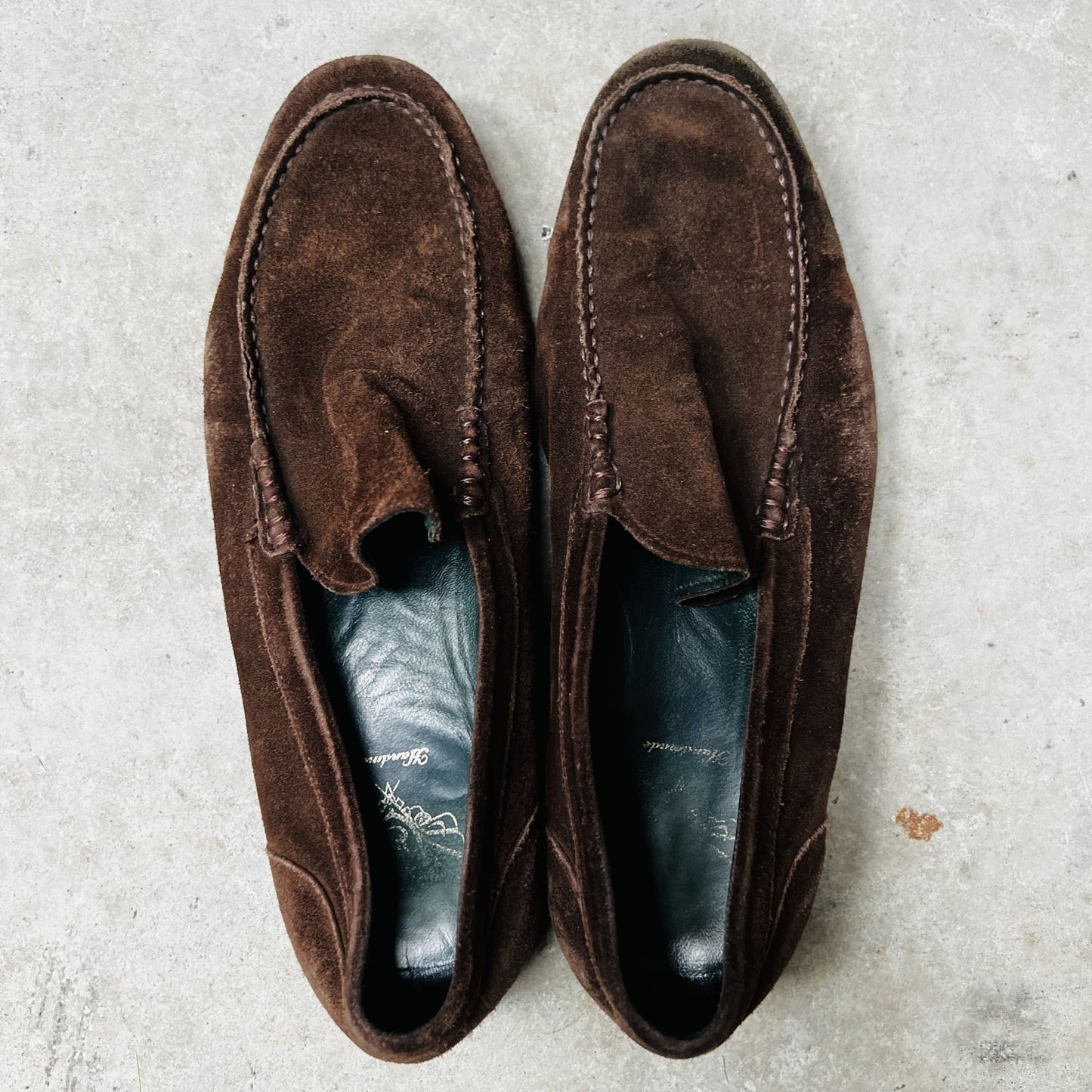 handmade / spainish / suede loafers / 41 (3876566262176876746)
