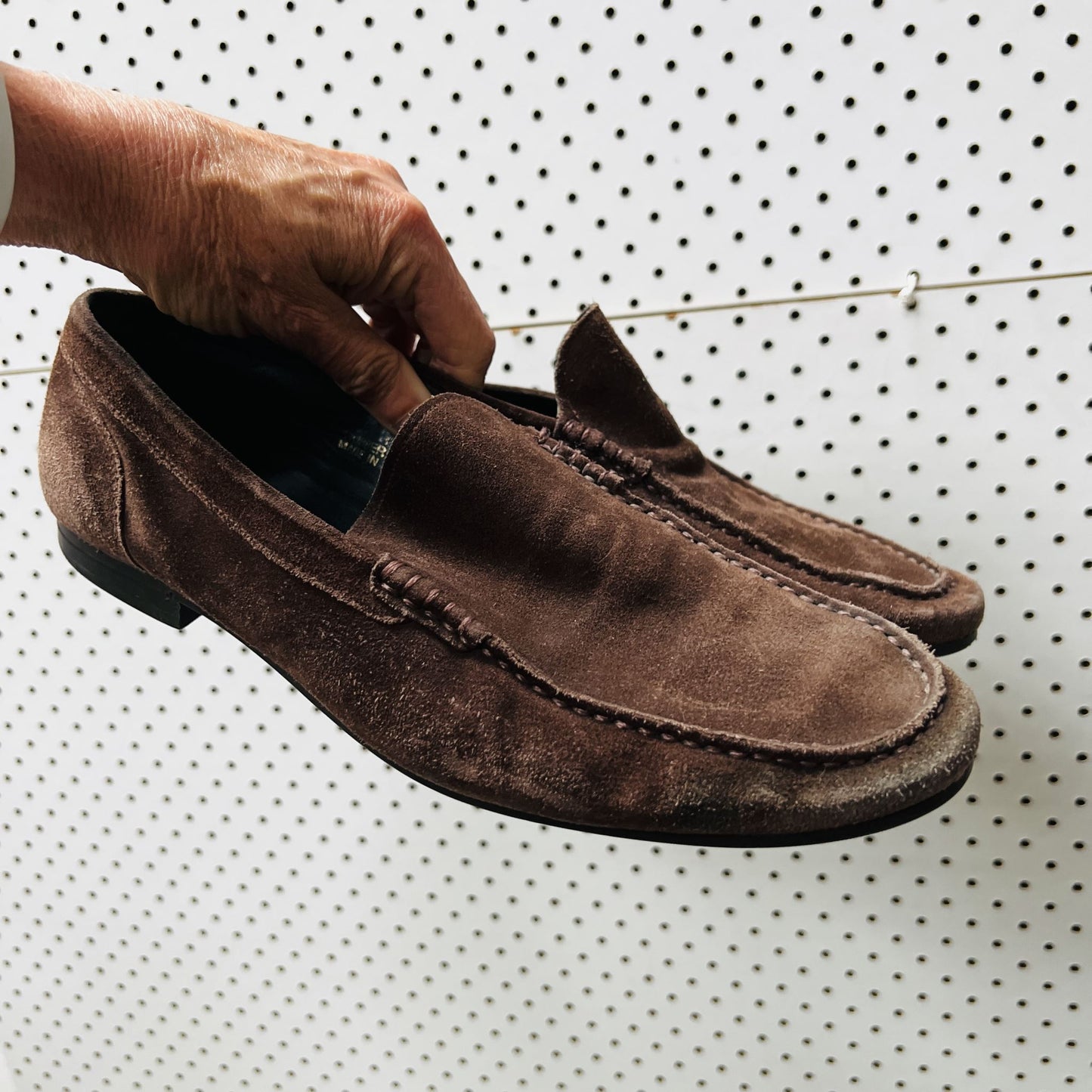 handmade / spainish / suede loafers / 41 (3876566276241659996)
