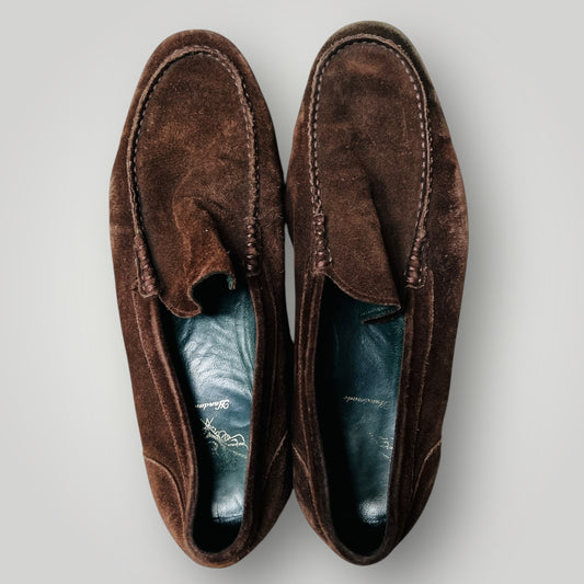 handmade / spainish / suede loafers / 41 (3876632972852202613)