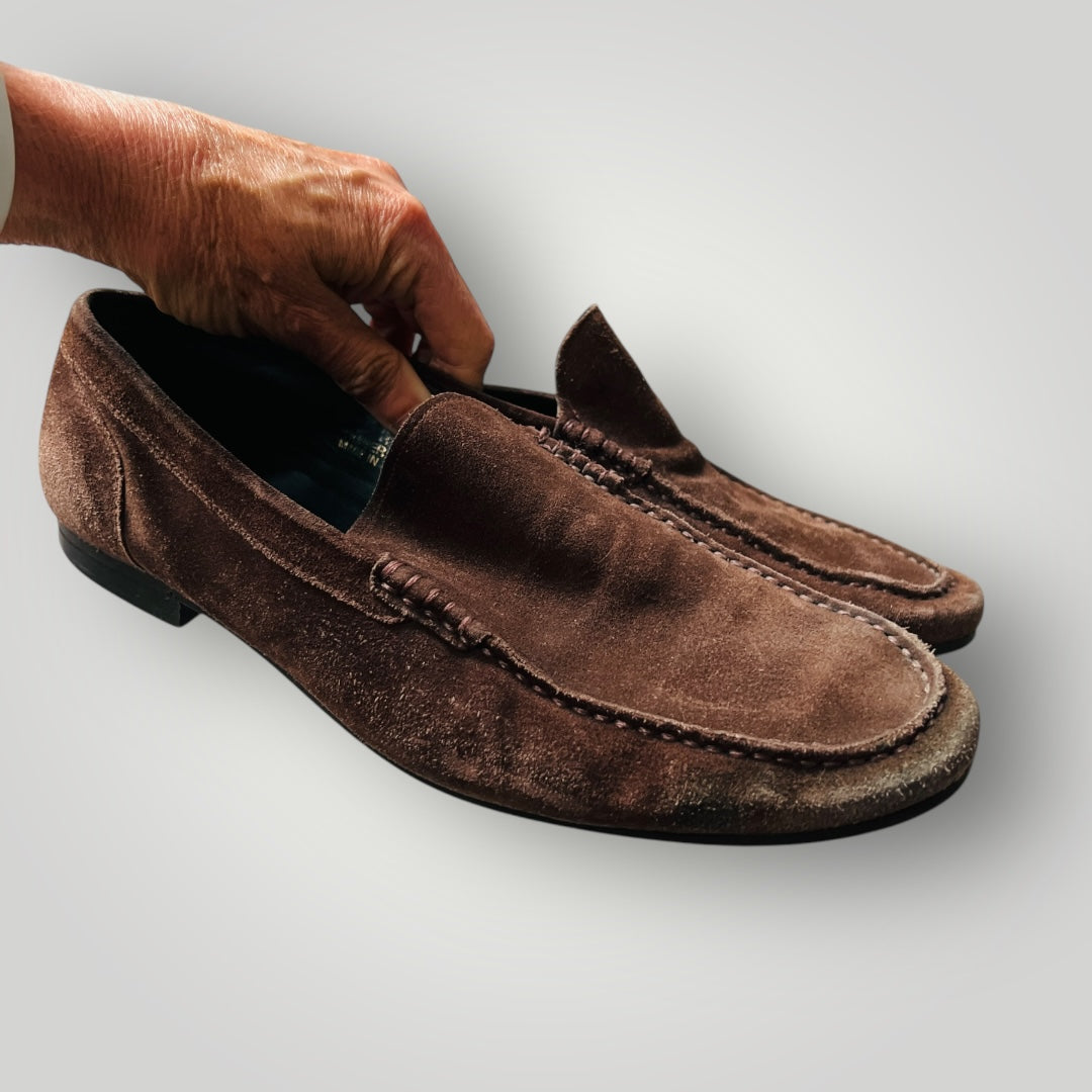handmade / spainish / suede loafers / 41 (3876632975903823642)