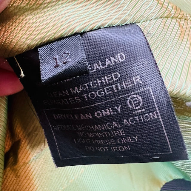 1990s nz vintage / KEITH MAThESON / wool blazer / 12 / made in nz (3876710886141766751)