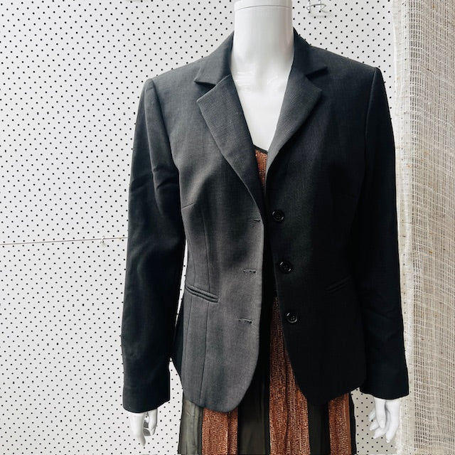 1990s nz vintage / KEITH MAThESON / wool blazer / 12 / made in nz (3876710897513394167)