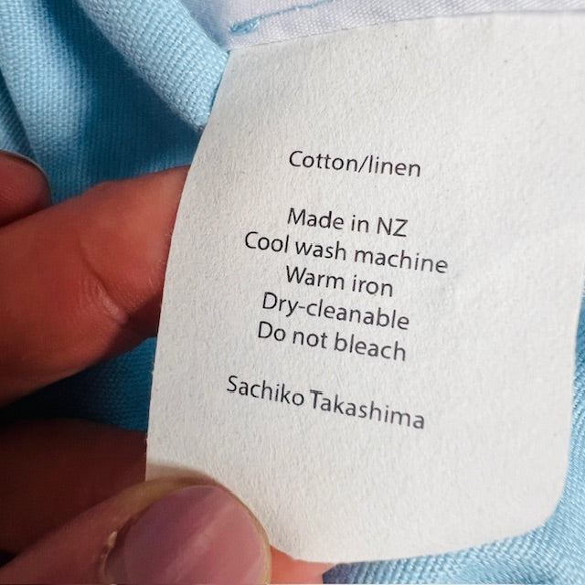 SACHIKO TAKASHIMA / cotton linen cape / one size / made in nz (3876710912283477472)