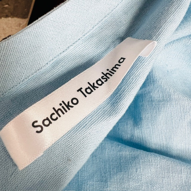 SACHIKO TAKASHIMA / cotton linen cape / one size / made in nz (3876710913673055143)