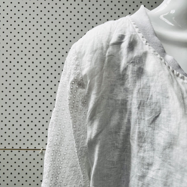 NEWPORt COLLECTION / white linen + lace bomber / 12 (3876710955152310418)