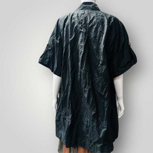 1990s nz vintage / STAX / short sleeved trench / 10 (3876711218607837618)