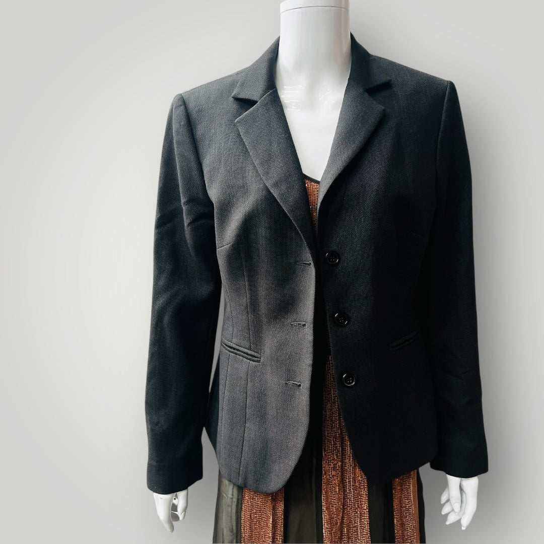 1990s nz vintage / KEITH MAThESON / wool blazer / 12 / made in nz (3876711231413730448)