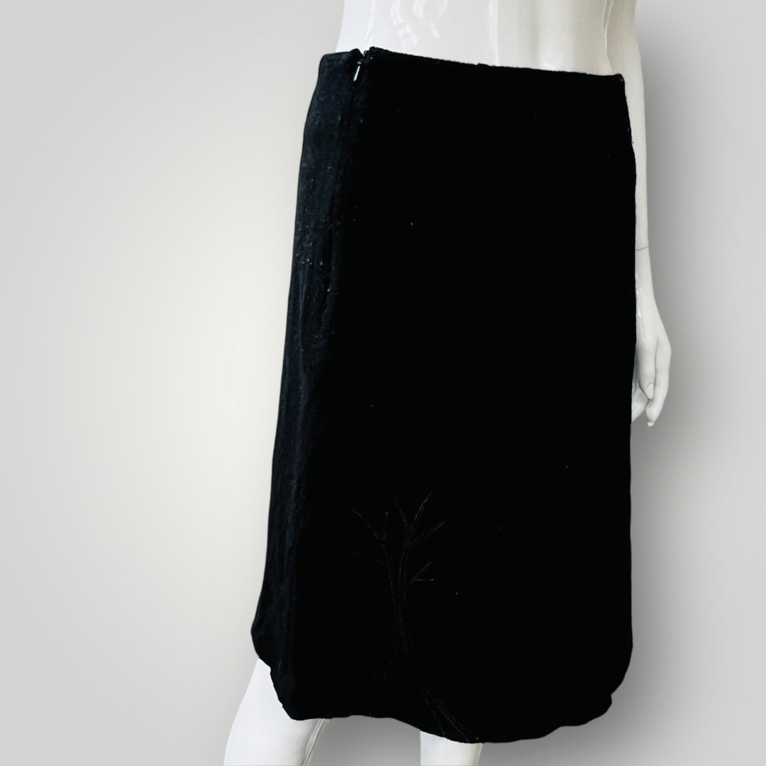 2000s nz vintage / CHALKY DIGITS / wool skirt / s (3877831018837717200)